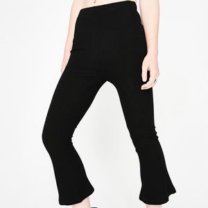 NWT Dolls Kill Ribbed Culottes